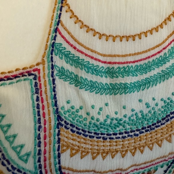 Anthropologie Women’s Floreat Size 6 Embroidered Halter Top - Picture 12 of 13